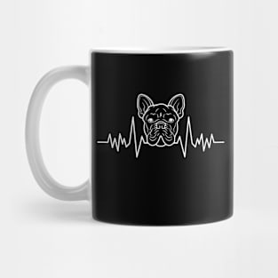 French Bulldog Heartbeat - French Bulldog Lovers Gift Mug